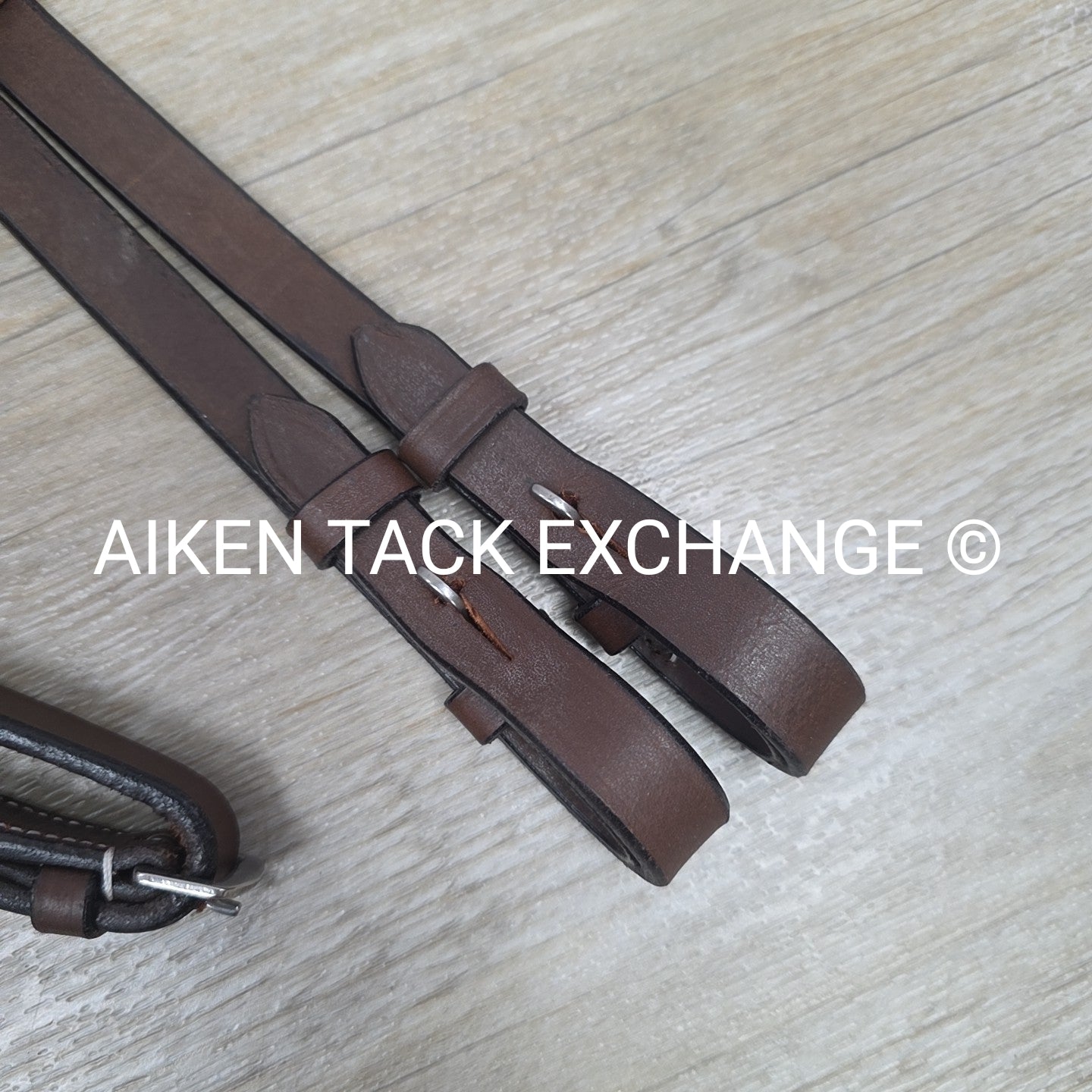 HDR Pro Mono Crown Fancy Stitch Padded Bridle with Reins, Brown, Oversize