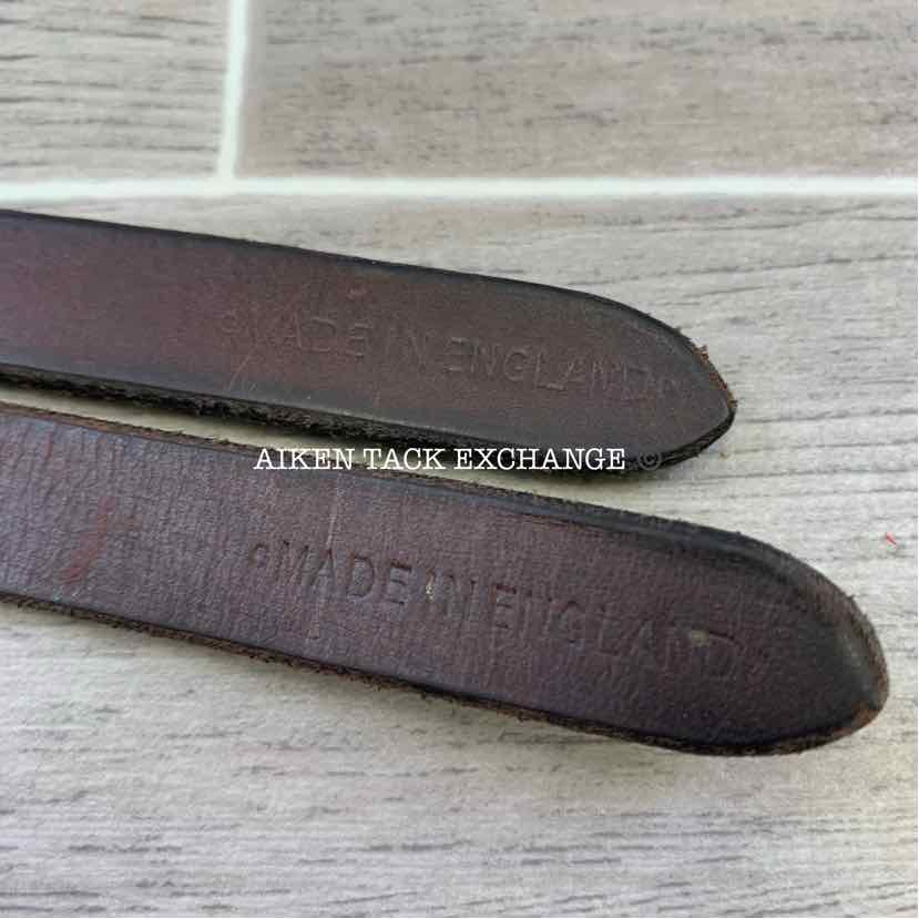 Size 56" Brown English Stirrup Leathers