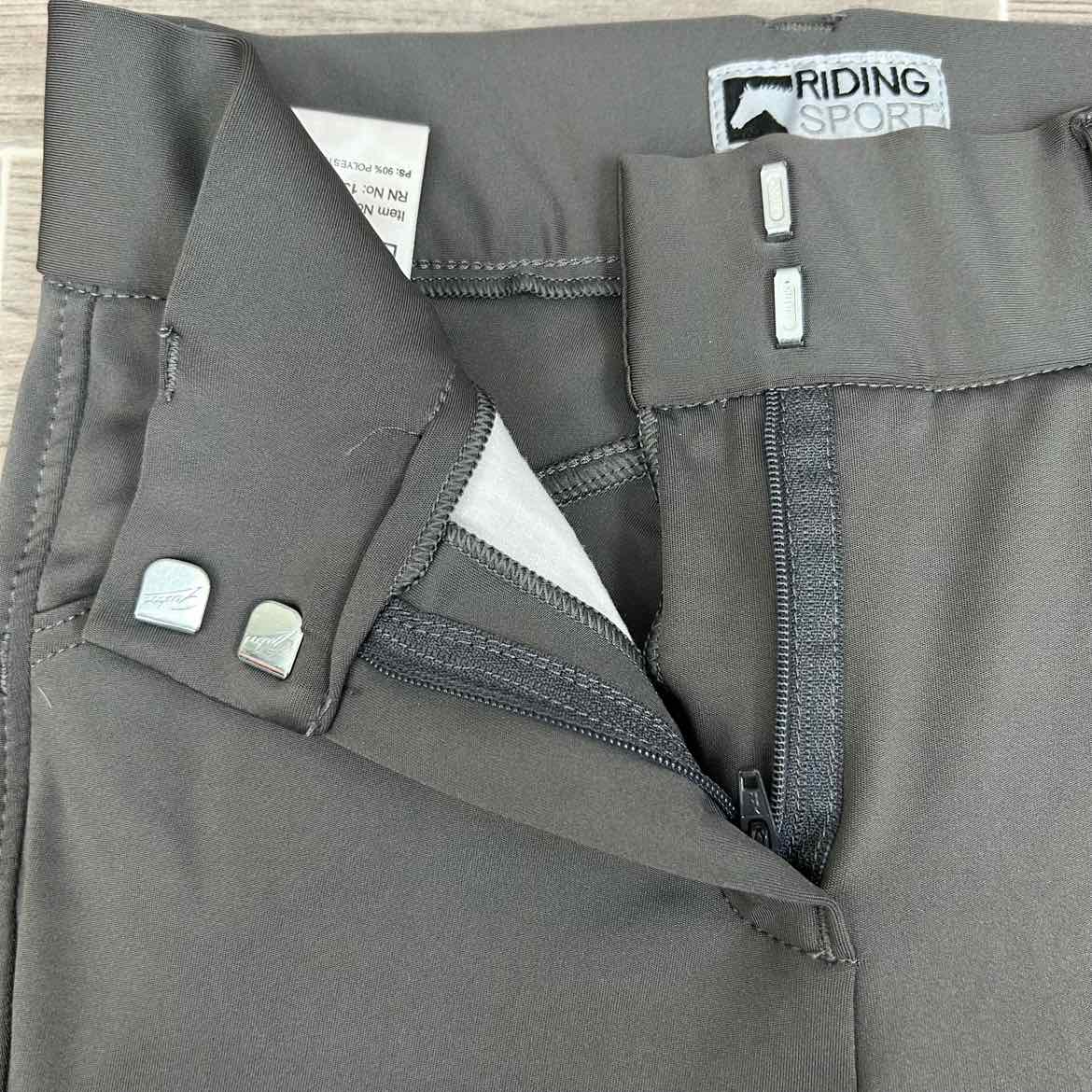 Dover Saddlery Riding Sport Silicone Grip Knee Patch Breeches, Size 10