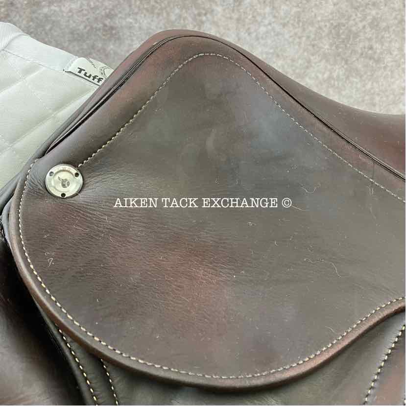 2022 CWD SE01 Close Contact Jump Saddle, 16.5" Seat, 2L Flap, Medium Tree, Foam Panels, Full Buffalo Leather