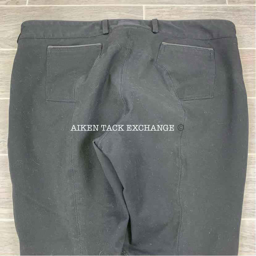 Dover Saddlery Wellesley Front Zip Knee Patch Breeches, Size 36