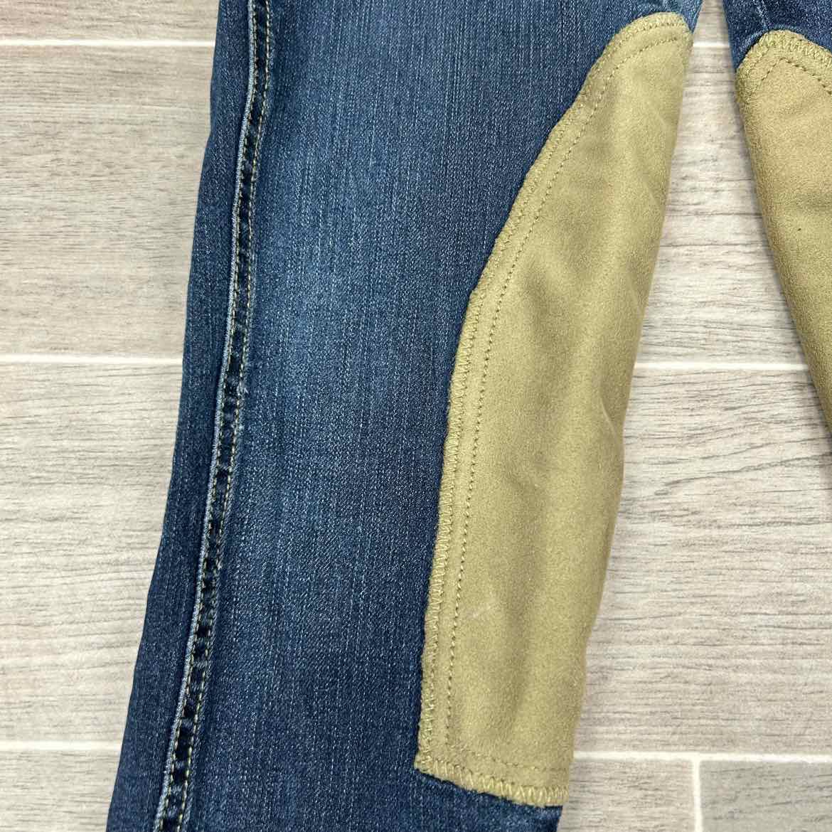 Goode Rider Knee Patch Denim Breeches, Size 28 L