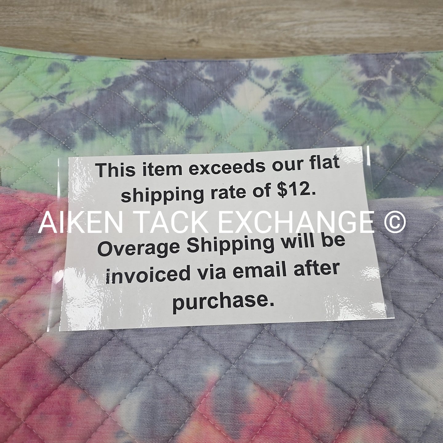 BARGAIN BUNDLE: 3 Tie-Dye All Purpose Saddle Pads
