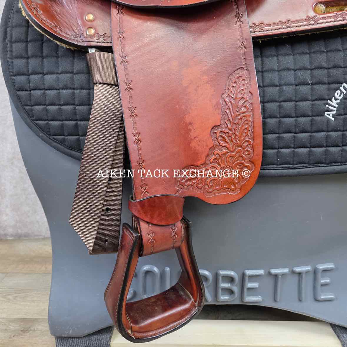 Big Horn 1681 Haflinger Western Saddle, 16" Seat, Wide Plus Tree