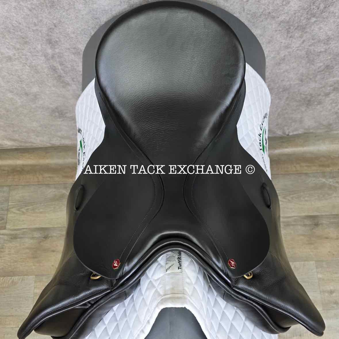 Albion Legend K2 All Purpose Saddle, 17.5" Seat, Adjusta-Tree: Set to Wide, Wool Flocked Panels