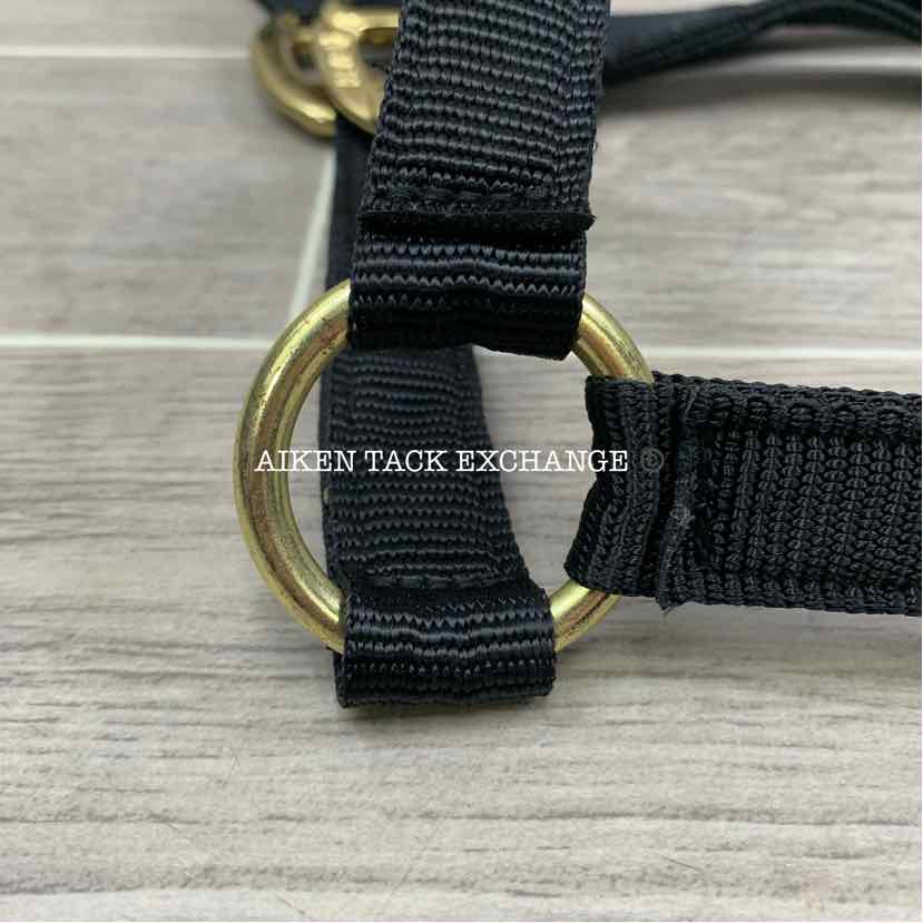 BMB Nylon Halter, Black, Size Large / Oversize