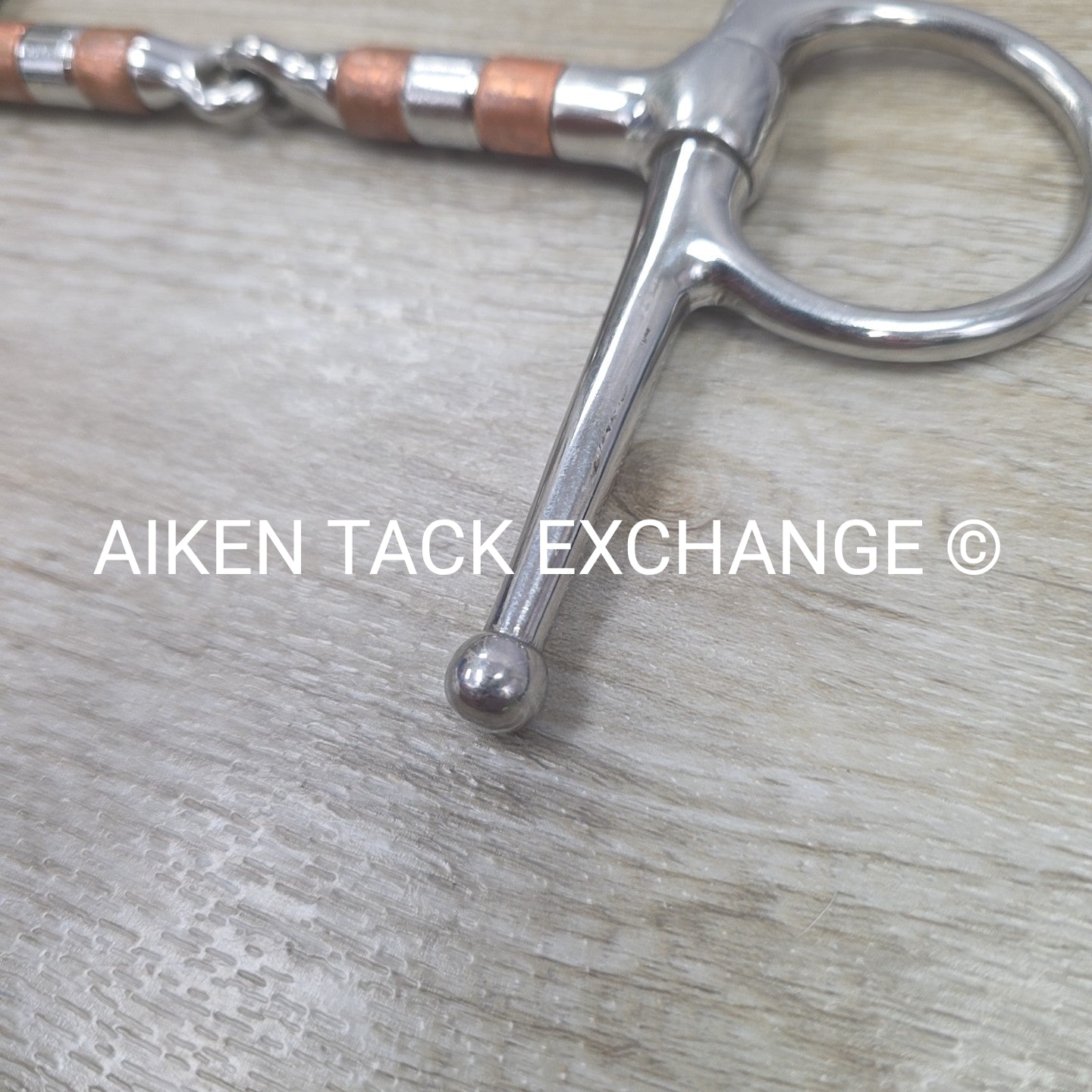 Carlyle Single Joint Copper Roller Full Cheek Bit 5"