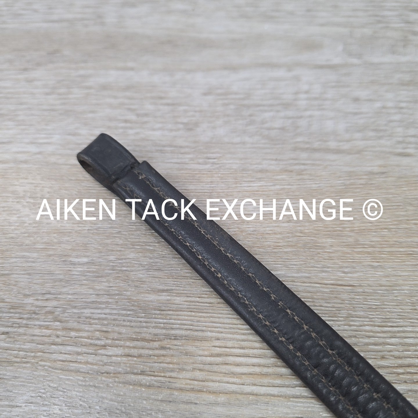 Courbette Padded Plain Raised Browband, Black, 15"