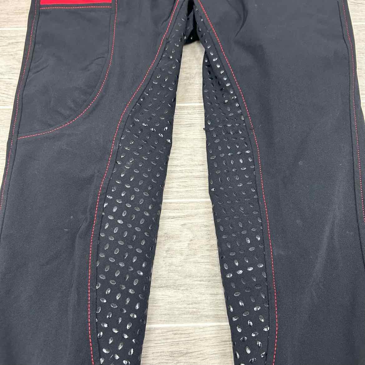 KL Select USG "IDA Smart" Silicone Grip Full Seat Breeches, Size 30