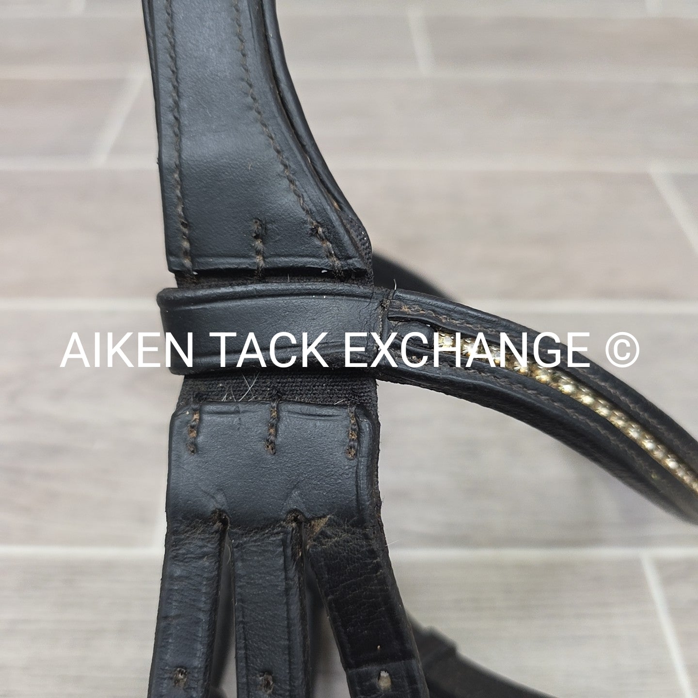 Passier & Sohn Fortuna Bridle, No Reins, Missing Flash Strap, Black, Size Full