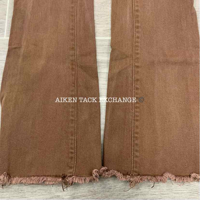 Bell Bottom Stretchy Jeans, Size Medium