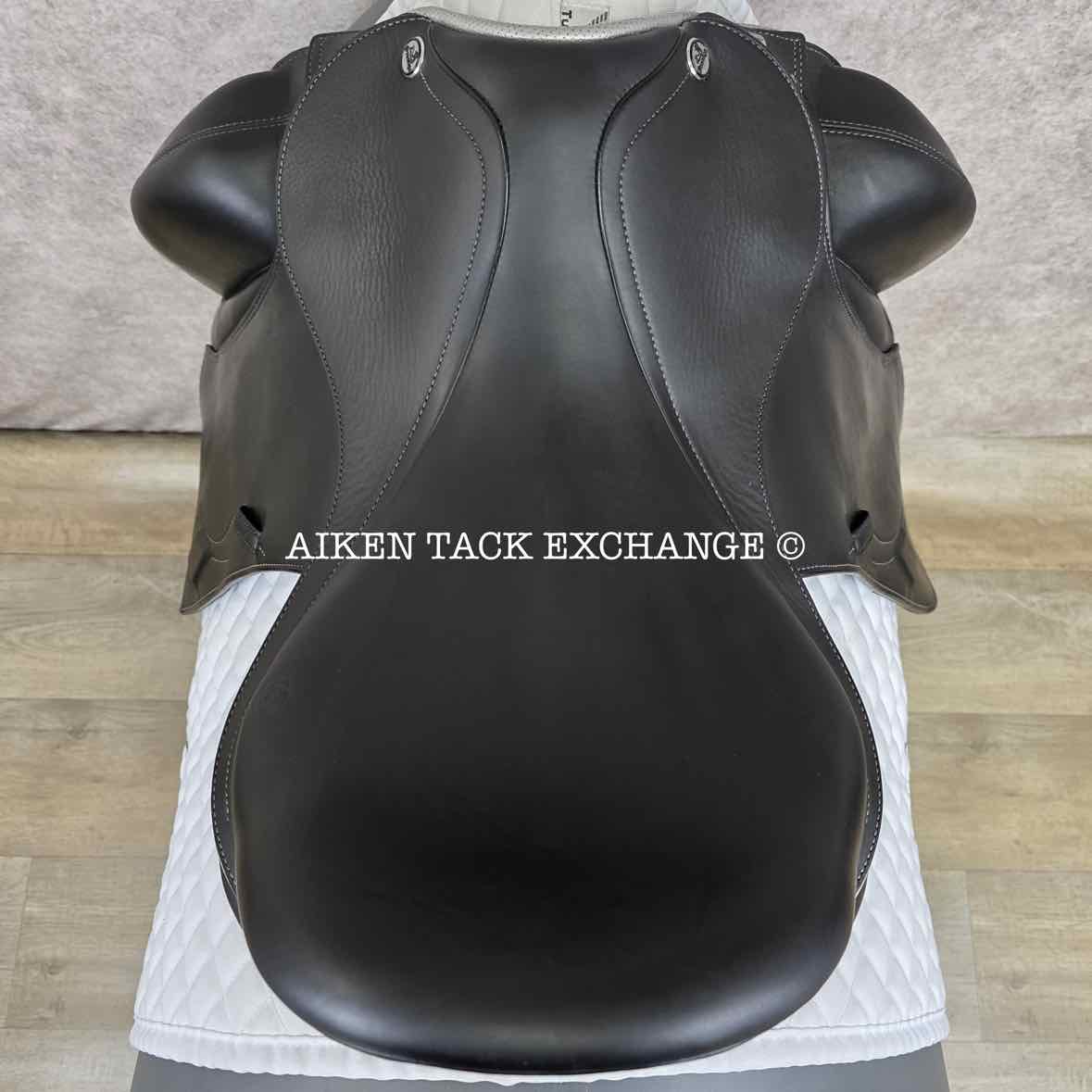 2021 Prestige Philosophy K CPS Monoflap Dressage Saddle, 18" Seat, 34 Tree - MW, Wool Flocked Panels