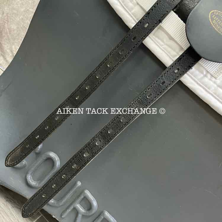 **SOLD** 2002 Kieffer Lech DL Dressage Saddle, 17" Seat, Medium Tree, Wool Flocked Panels