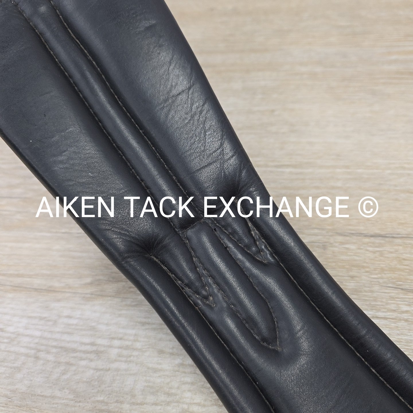 Trilogy Padded Leather Contour Girth, Black, 26"