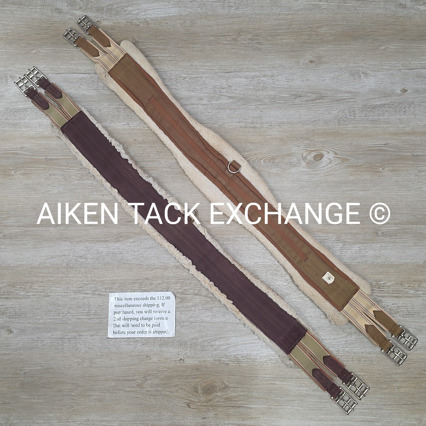 BARGAIN BUNDLE: Toklat Fleece Girth 50" & Unknown Brand Fleece Girth 48"