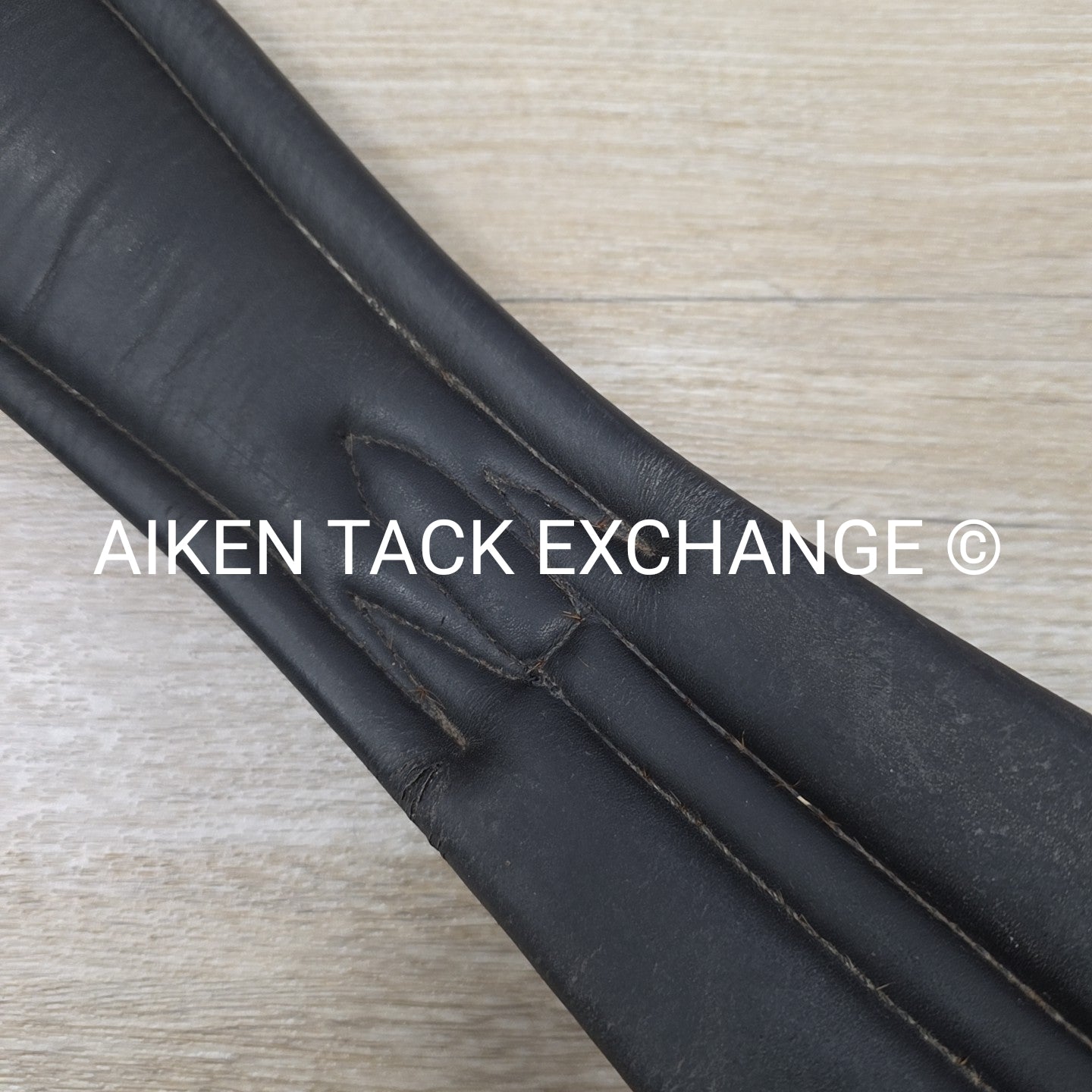 Trilogy Padded Leather Contour Girth, Black, 24"