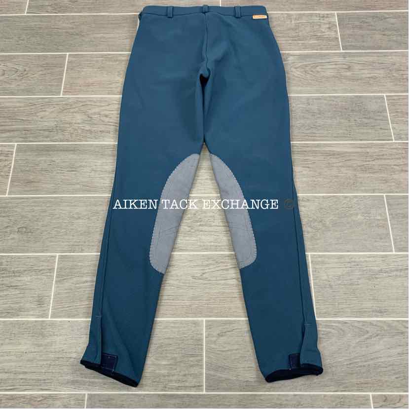 TuffRider Ladies Light Cotton Lowrise Knee Patch Breeches, Size 26