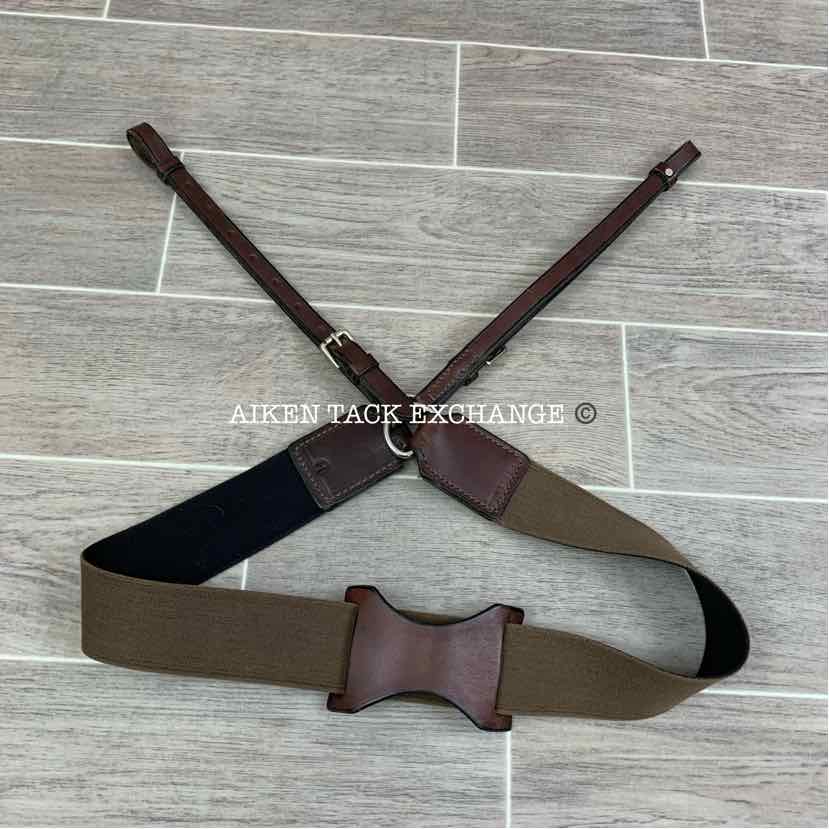 Thornhill Elastic Breast Collar Breastplate, Brown, Size Full, Brand New