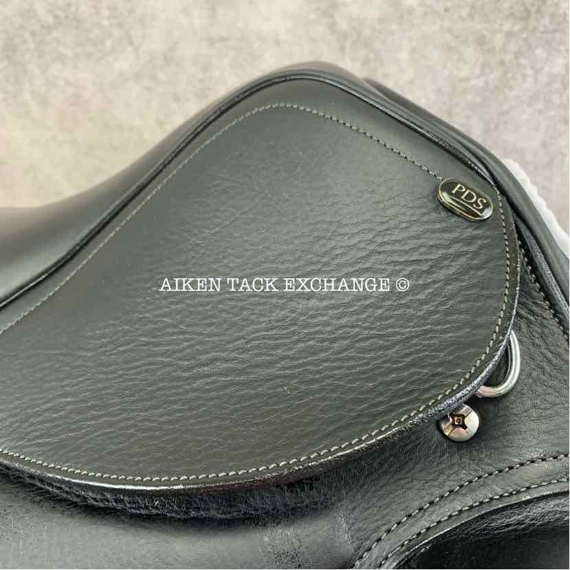 2019 PDS Carl Hester Integro II Monoflap Dressage Saddle, 18" Seat, Adjustable Tree - Changeable Gullet, Wool Flocked Panels