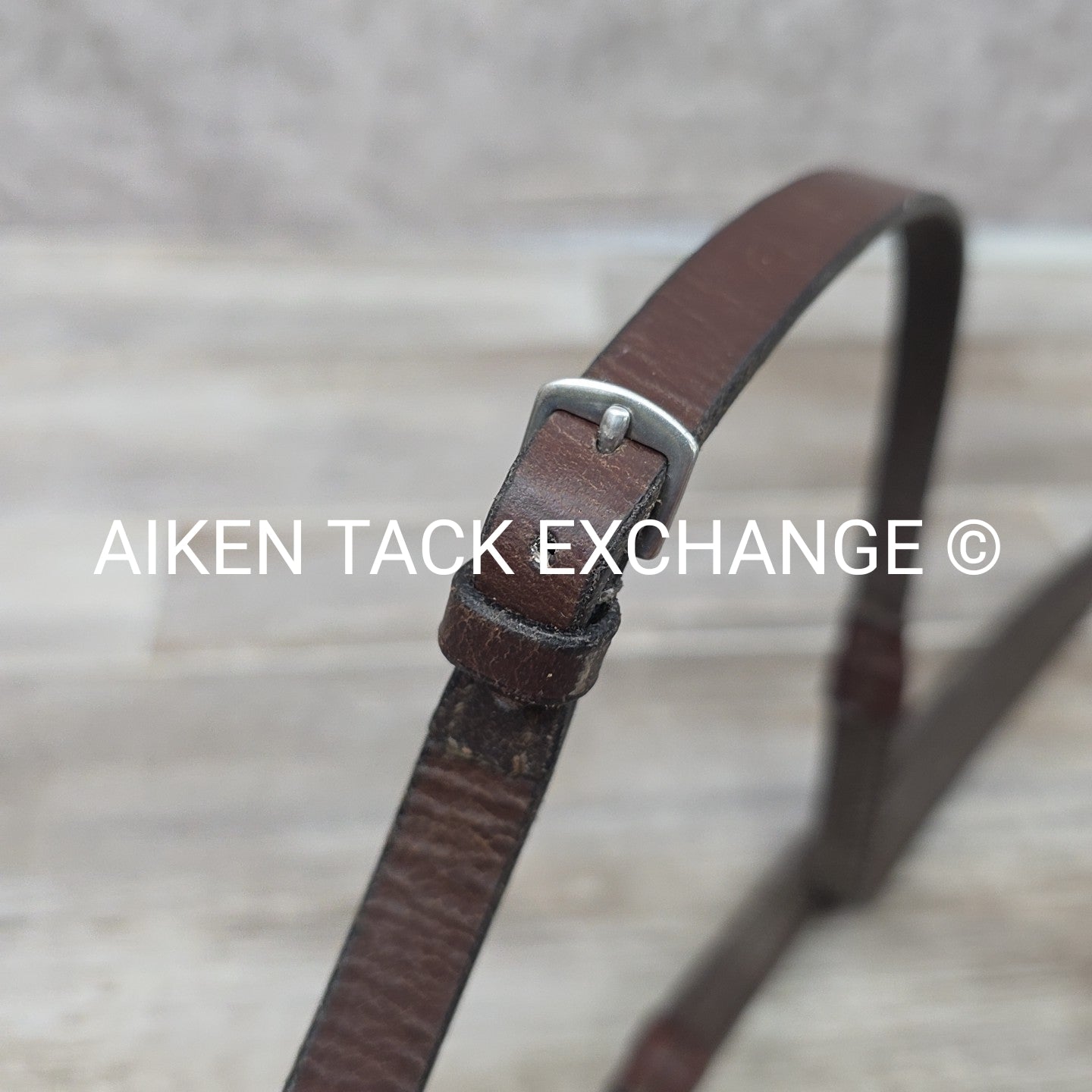 HDR Monocrown Bridle with Rubber Reins, Brown, Oversize
