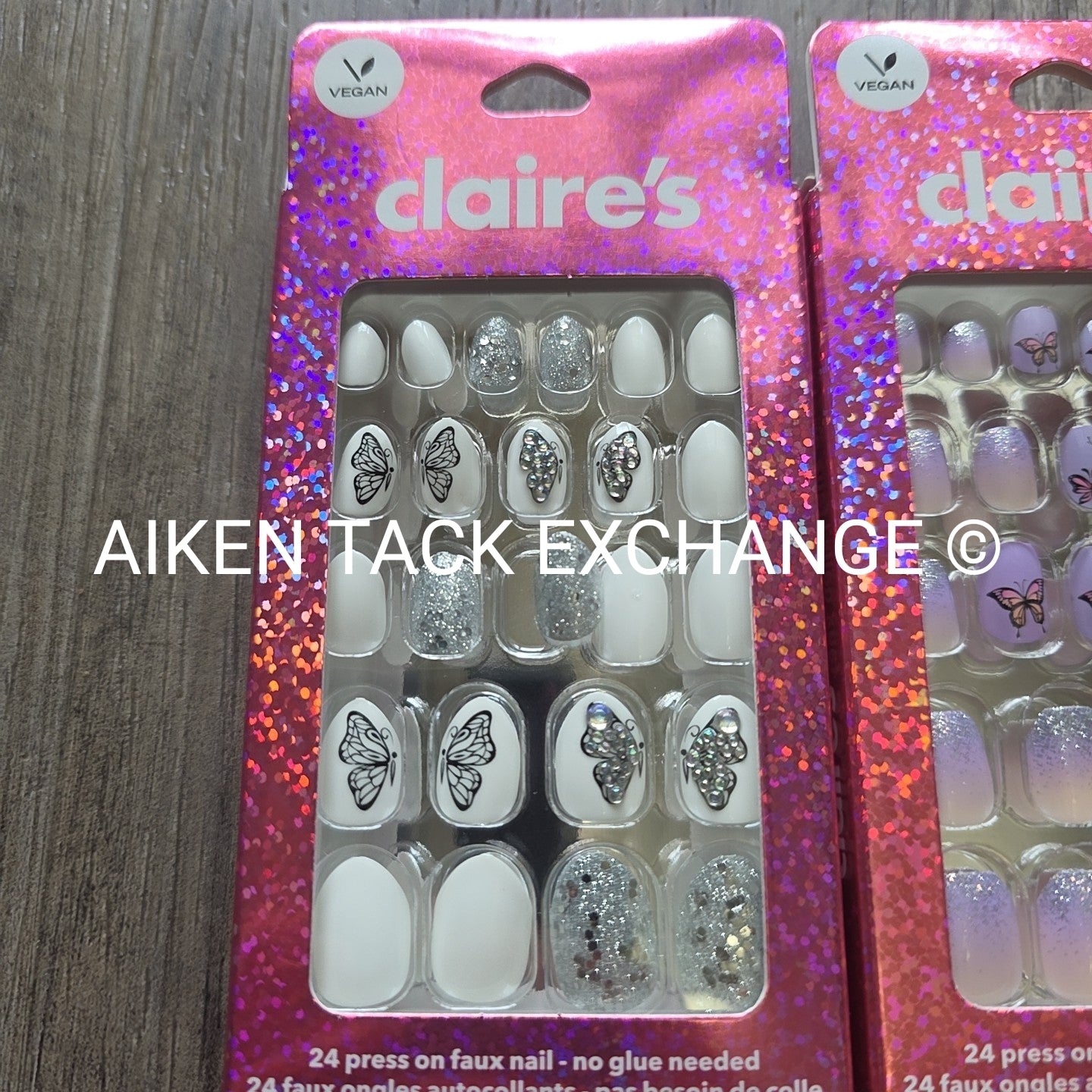 Claire's Press-On Nails (2 Sets) - 24 Count Each (48 Total)