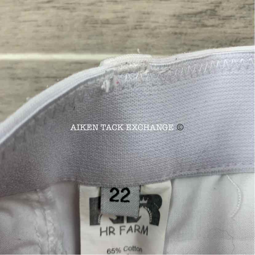 HR Farm Silicone Grip Full Seat Breeches, Size 22
