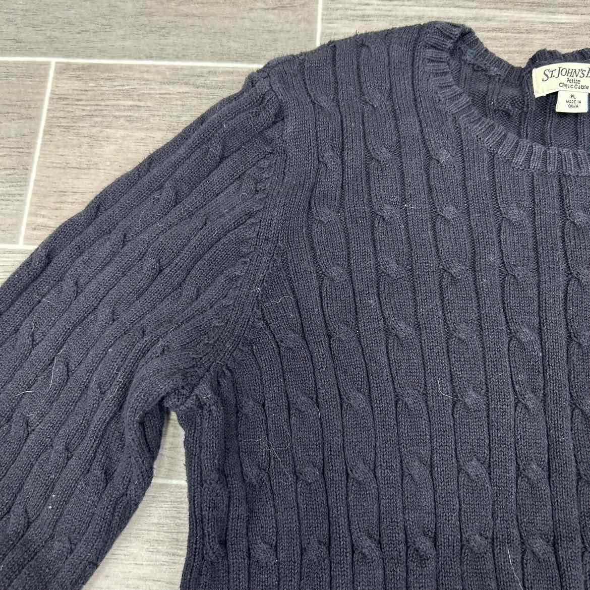 St. Johns Bay Knit Sweater, Women's Petite Large