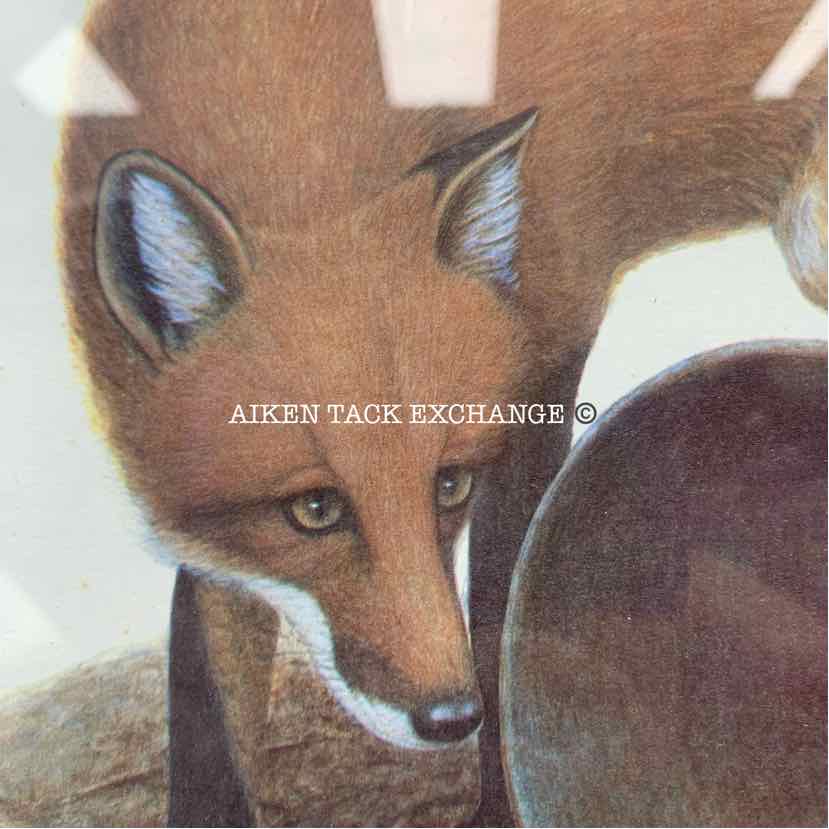 Webb Garrison Fox Print, Framed, 23" x 19"