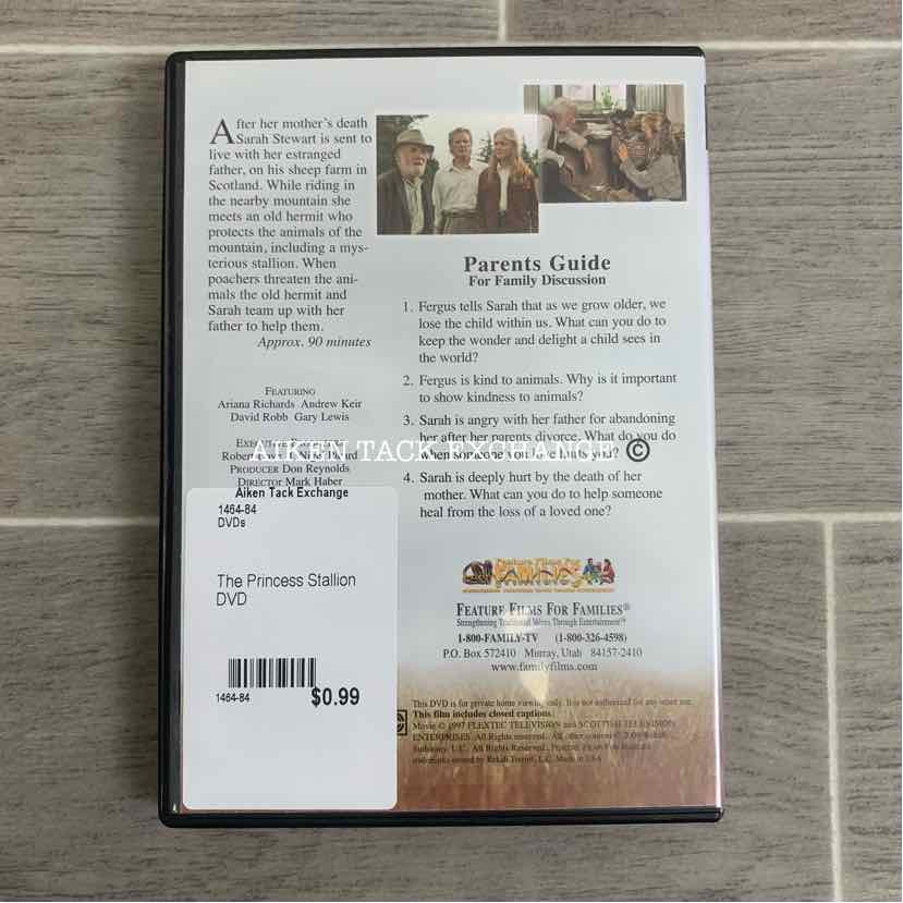 The Princess Stallion DVD