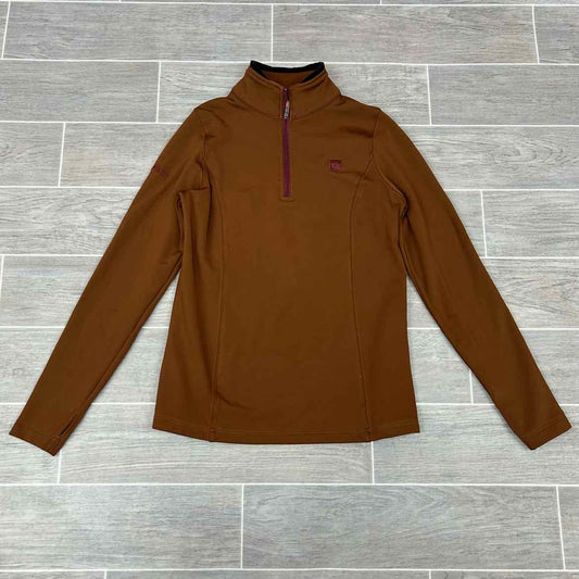 Romfh Aachen Zip Long Sleeve Top, Size Small