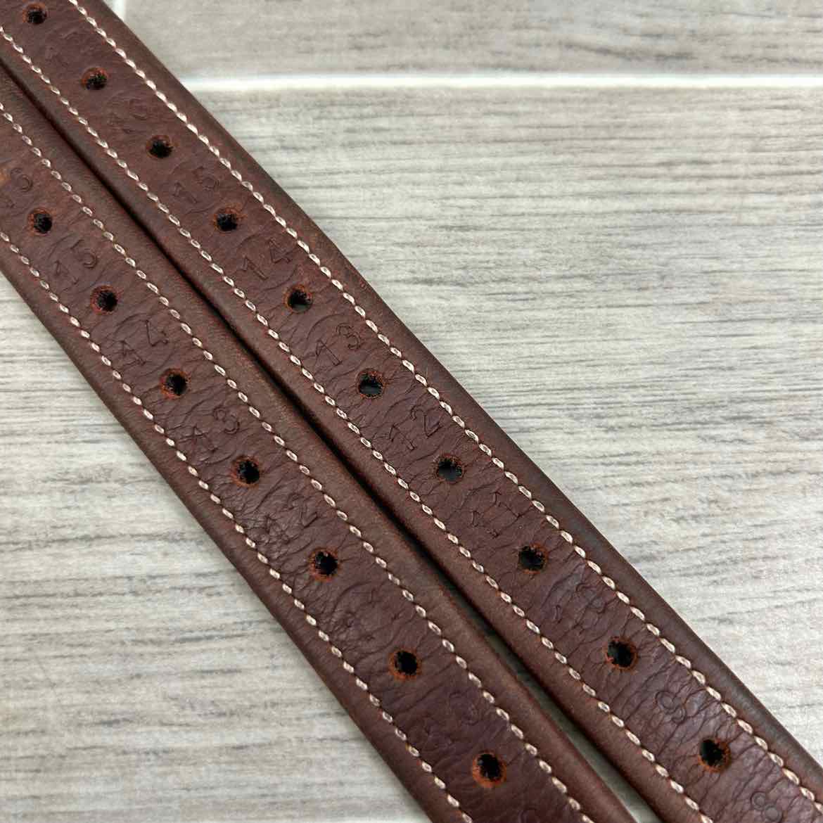 Devoucoux Stirrup Leathers, Brown, 46"