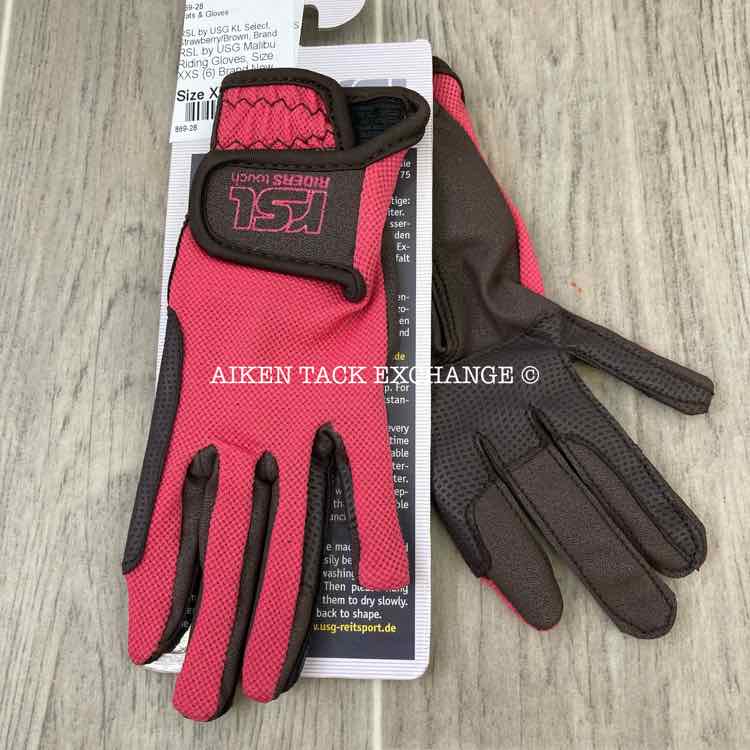 RSL by USG Malibu Riding Gloves, Size XXS (6) Brand New