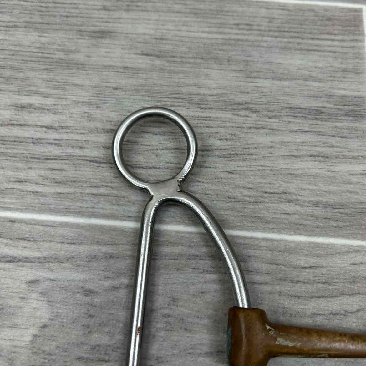 Copper Single Joint Banana Shank Gag Bit 5"