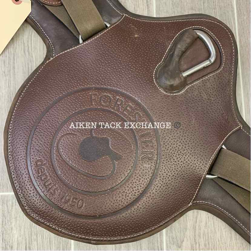 Forestier Belly Guard Stud Girth, Brown, 24"