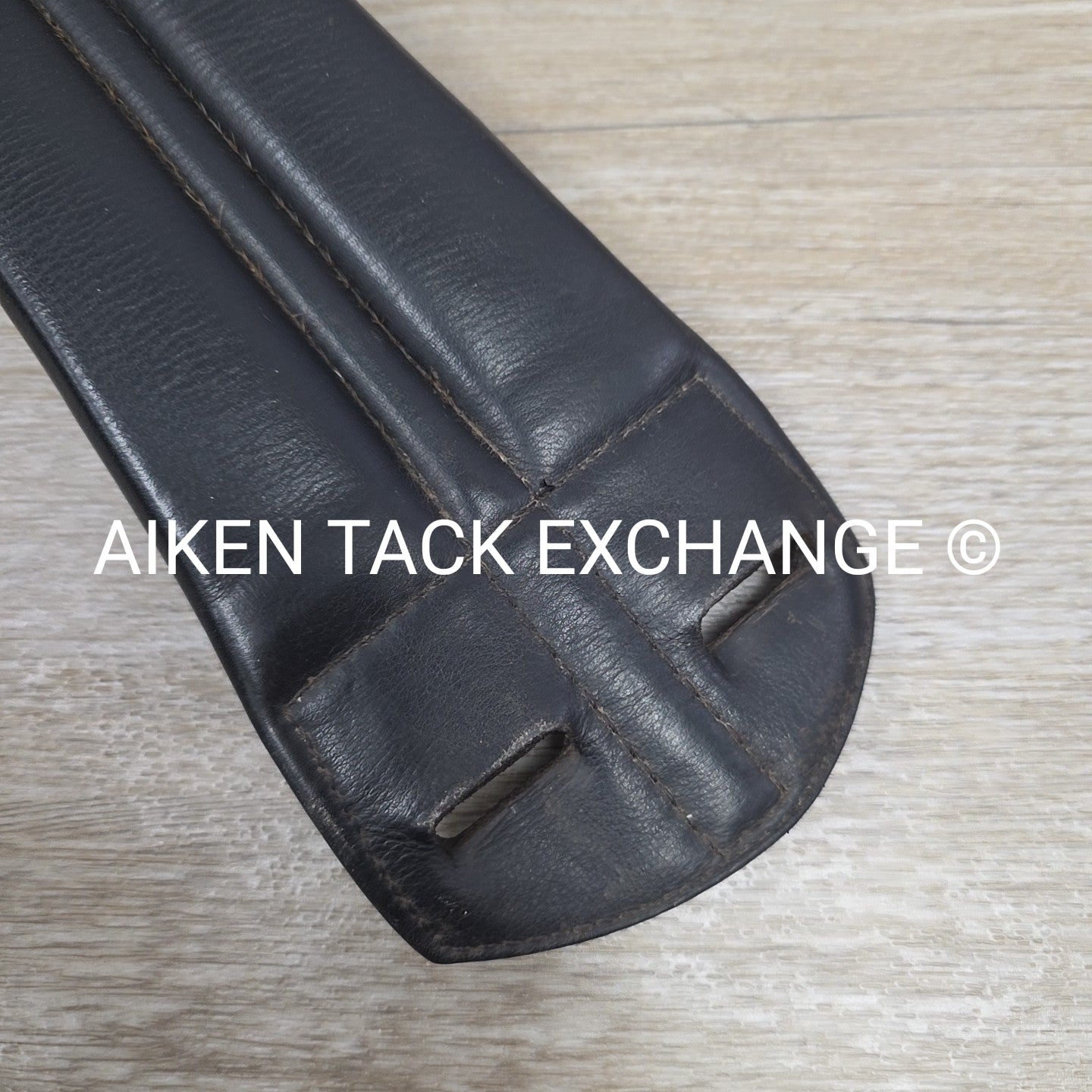 Trilogy Padded Leather Contour Girth, Black, 24"