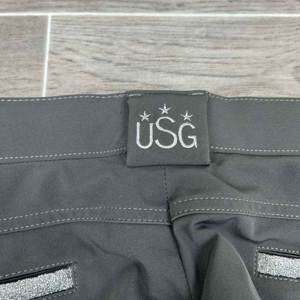 KL Select USG "Meghan" Silicone Grip Full Seat Breeches, Size 30