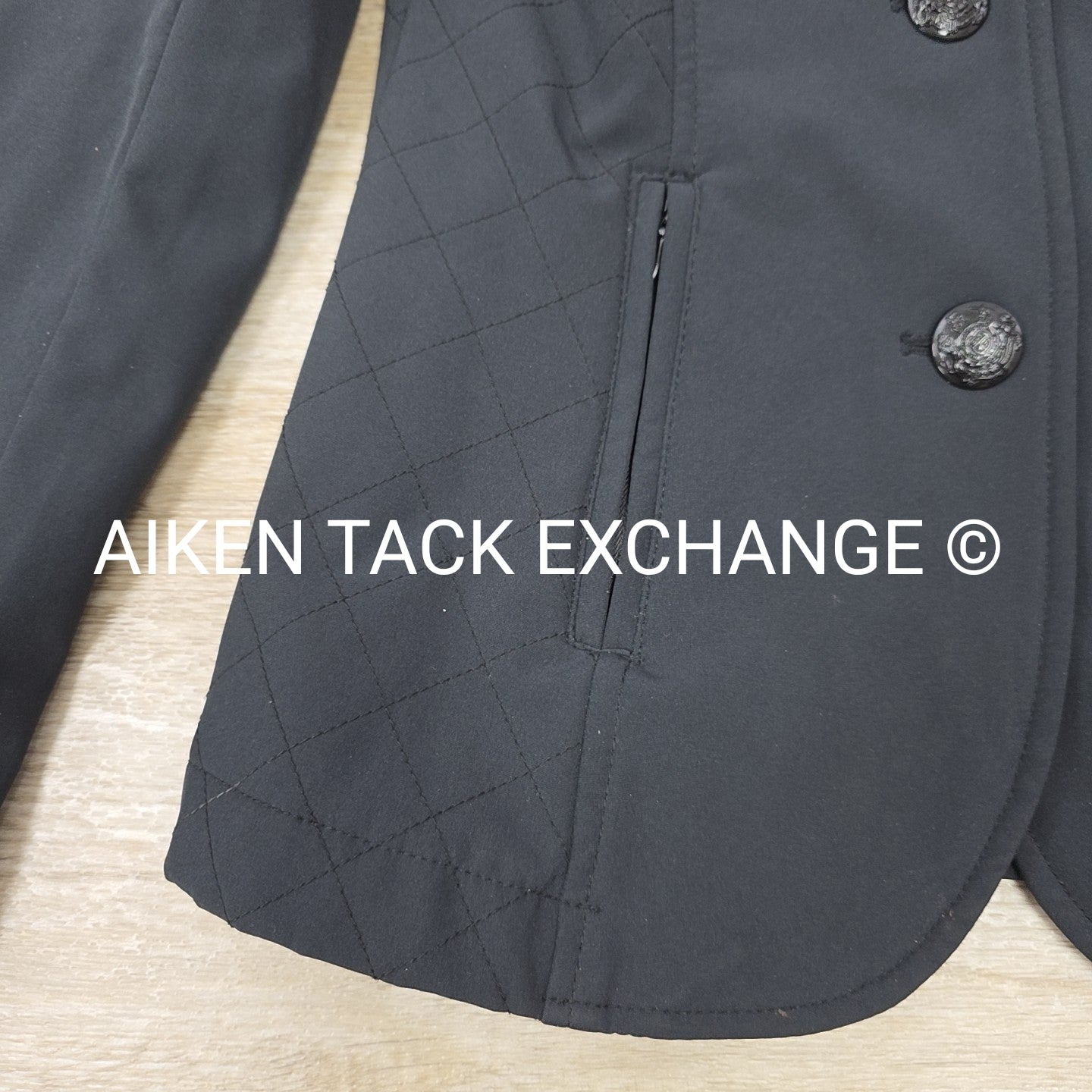 KAKI by Kathryn Hill Fleece Lined Show Coat, Size 10