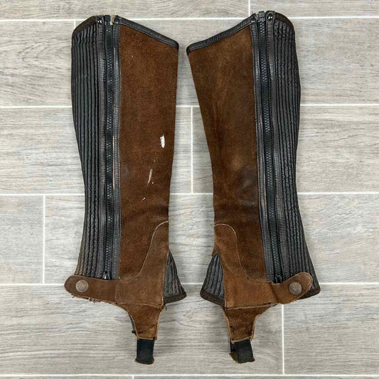 Ovation Suede Half Chaps, Size Child's Tall