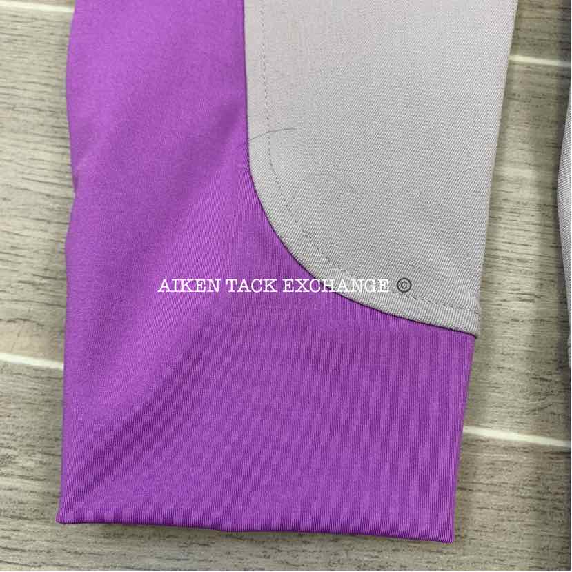 Dover Saddlery Wellesley Front Zip Knee Patch Breeches, Size 34