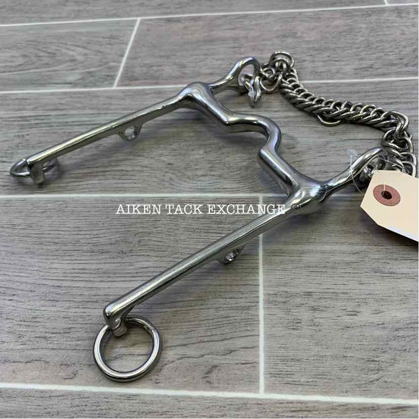 Korsteel Mullen Mouth Ported Fixed Cheek Weymouth Bit 4.75"