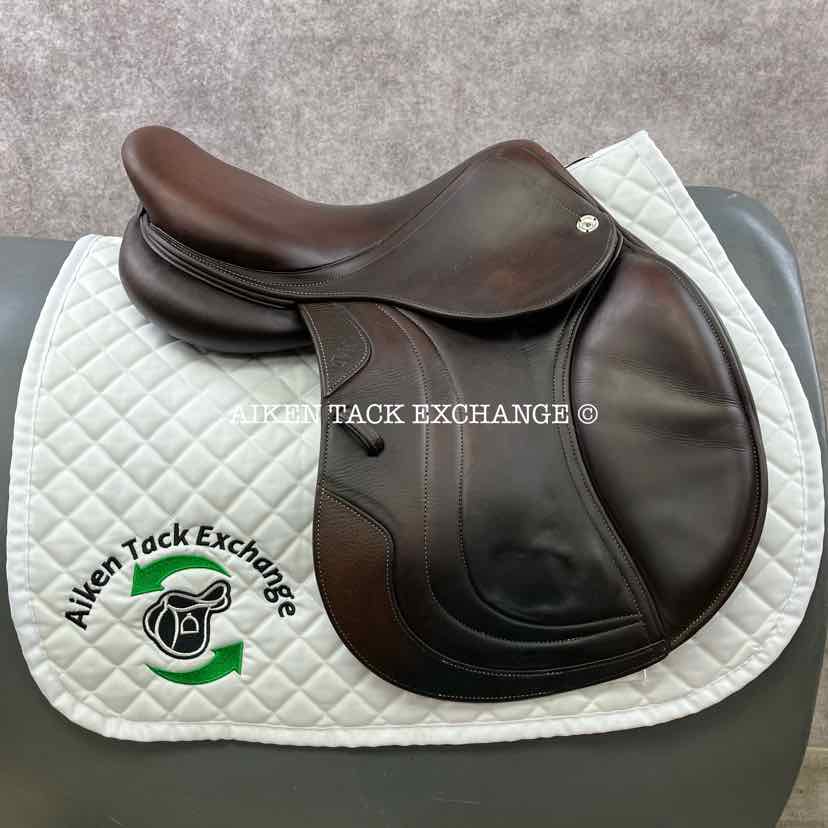 2022 CWD SE01 Close Contact Jump Saddle, 16.5" Seat, 2L Flap, Medium Tree, Foam Panels, Full Buffalo Leather