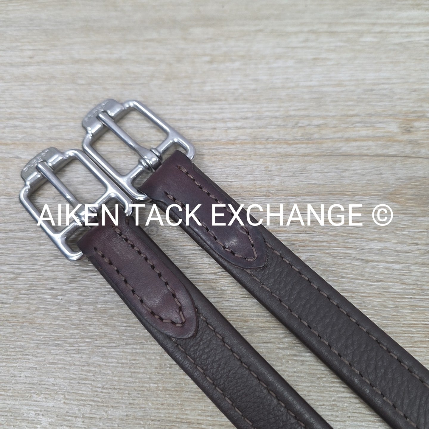 Stubben Wrapped Stirrup Leathers, Brown, 52"