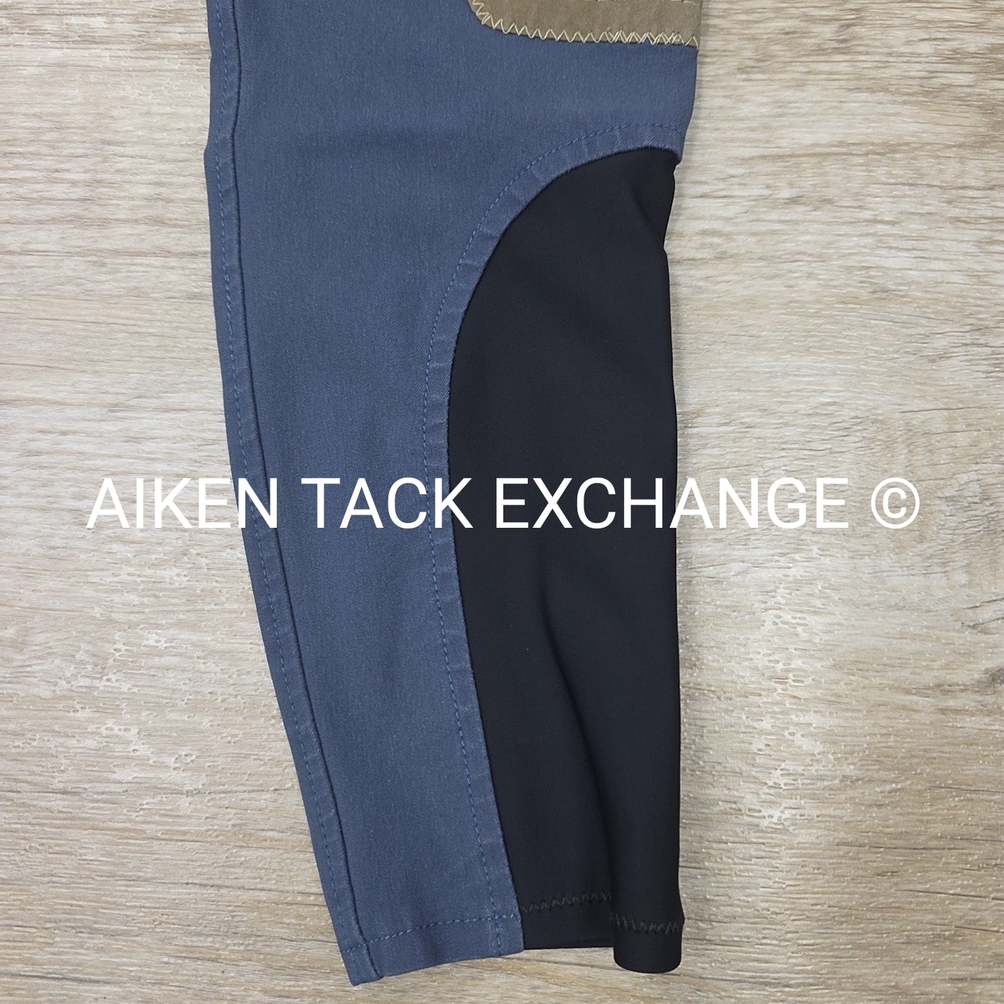 Tailored Sportsman Trophy Hunter Knee Patch Breeches, Sock Bottom, Size 24 R