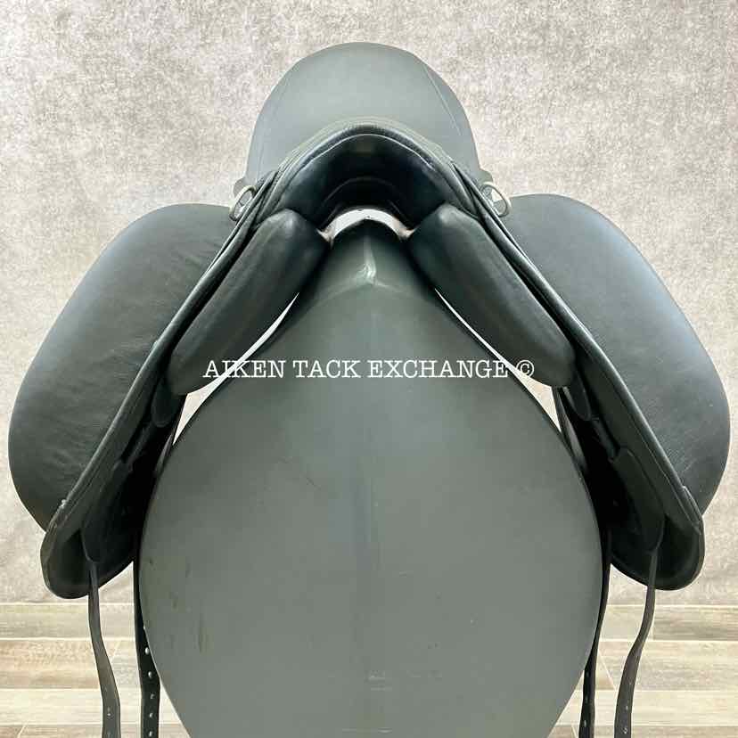 2023 Aviar Rook 2.0 Monoflap Dressage Saddle, 17.5" Seat, Adjustable Tree, Foam Panels