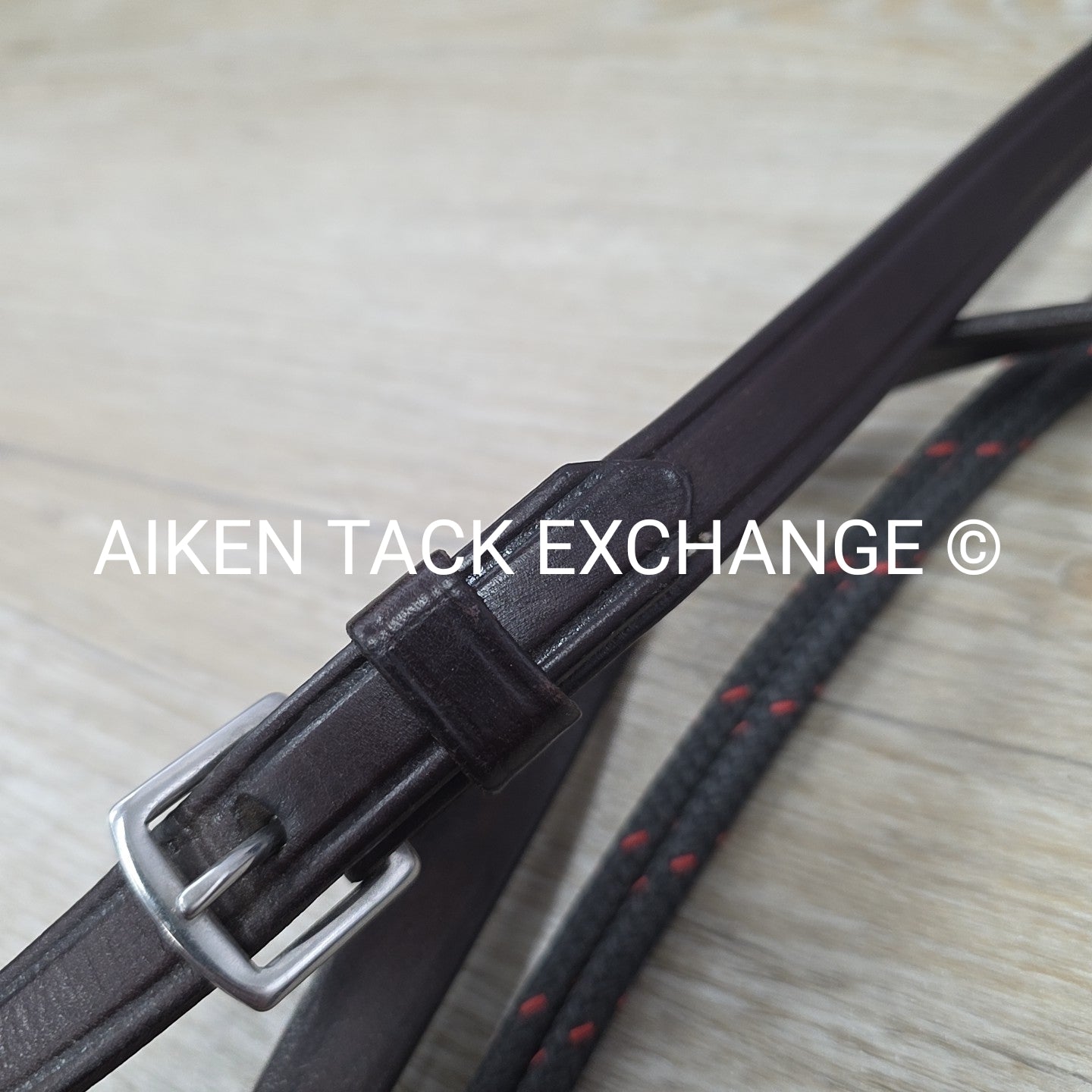 Walsh Leather Draw Reins with Rope, Size Full