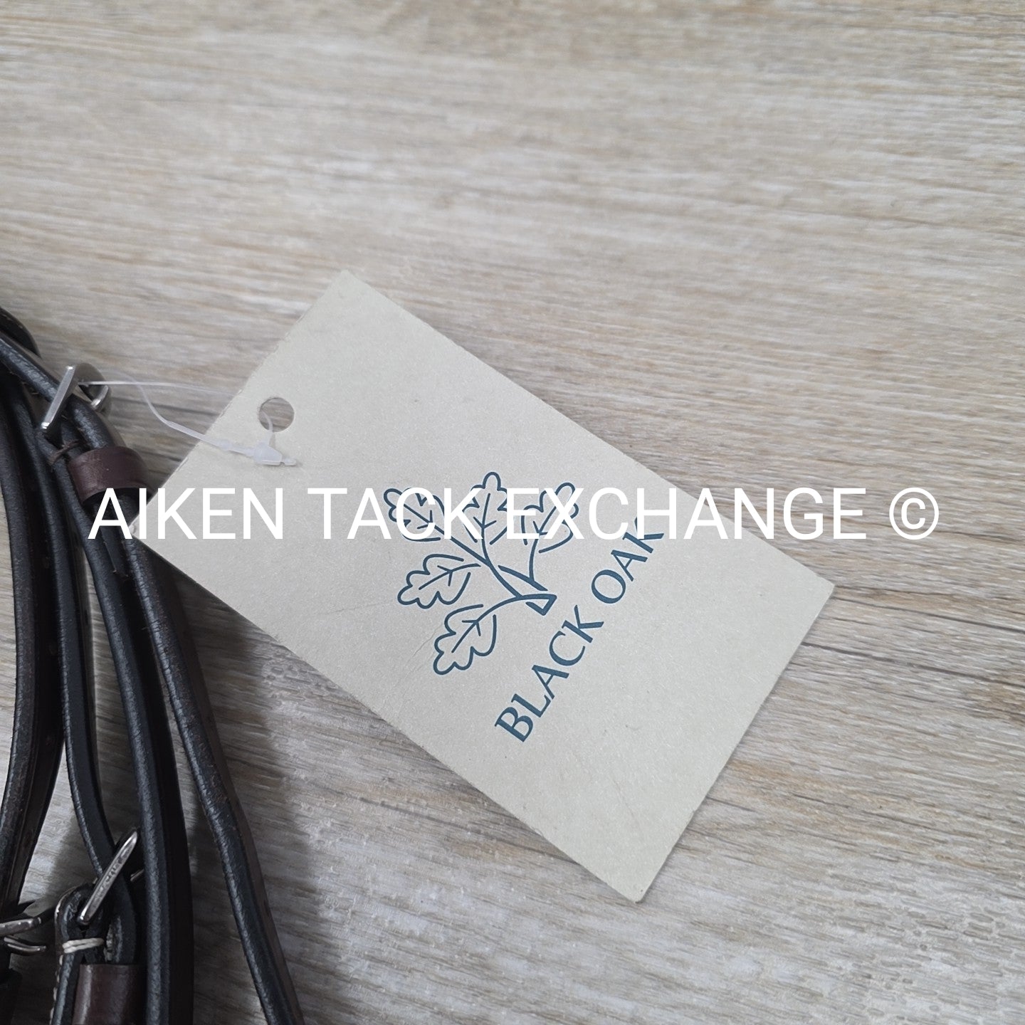 KL Select Black Oak Laurel Bridle with Matching Reins, Size Cob