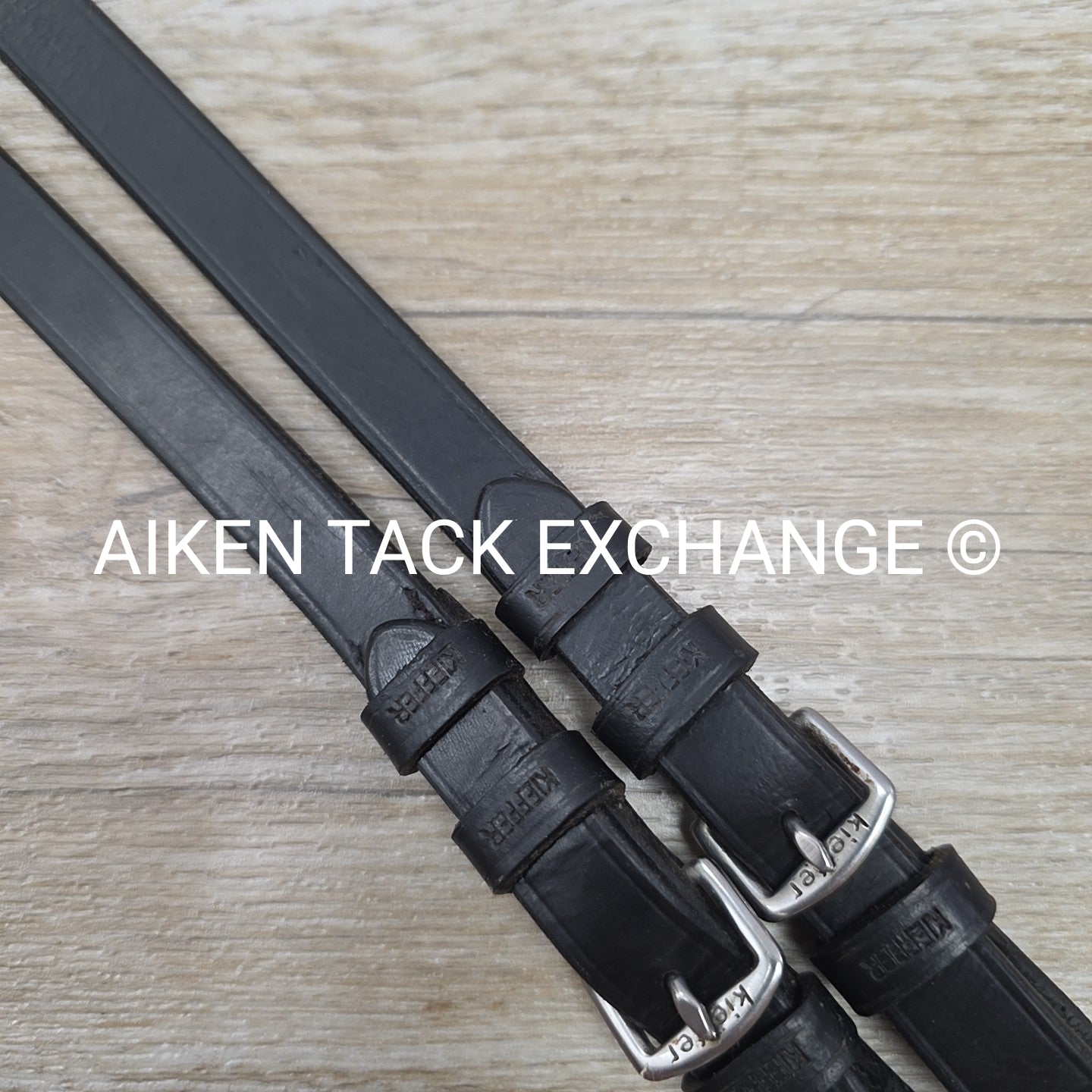 Kieffer Cotton Web Reins, Black, 60"