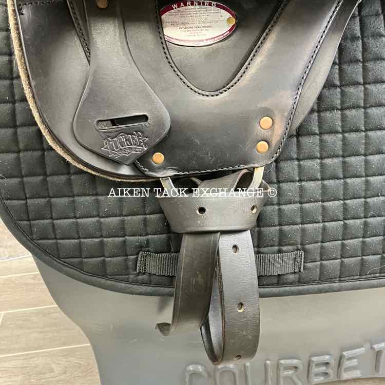 2005 Tucker 146 Classic River Plantation Endurance Saddle, 17.5" Seat, Medium Tree - Semi QH Bars