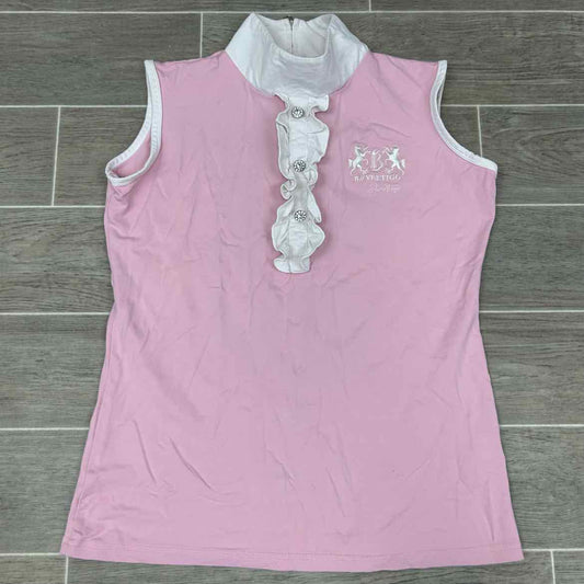 B Vertigo Show Time Sleeveless Show Shirt, Size Medium