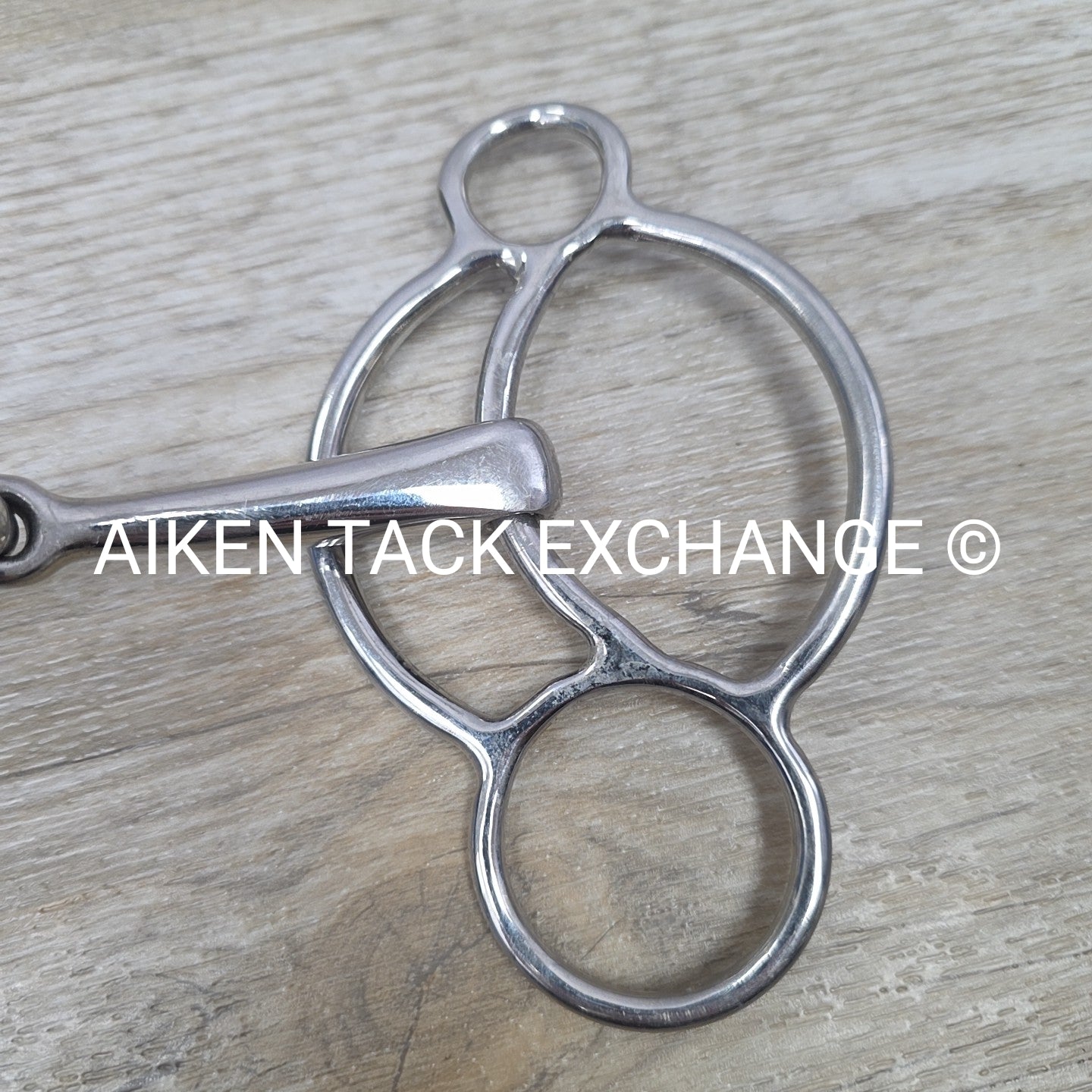 Stubben SteelTec EZ Contol 3 Ring Gag Bit 5.75"